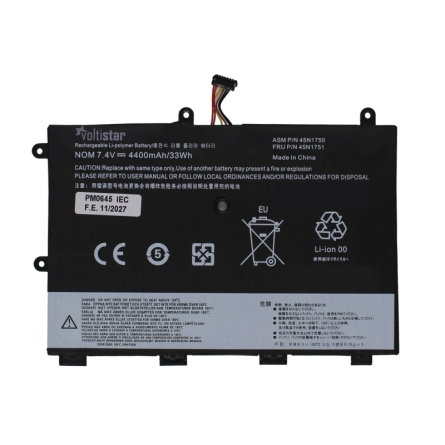 Bateria do portátil para LENOVO 45N1750 45N1748 45N1749 45N1751 7.4V 4300mAh