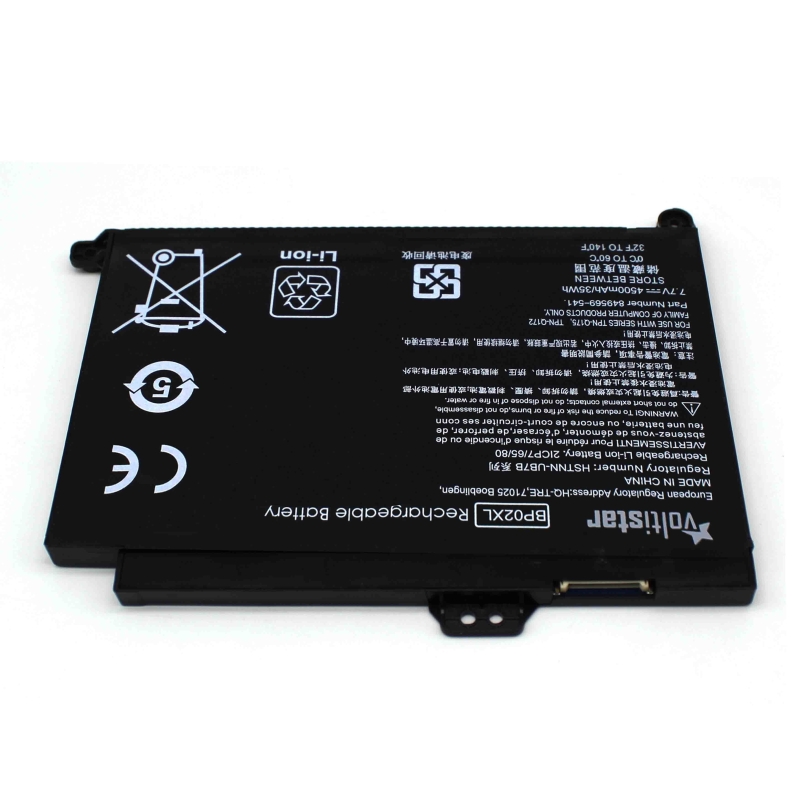 Bateria para laptop HP BP02041XL BP02XL HSTNN-UB7B 7,6V 5300mAh