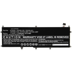 Bateria para laptop HP PRO X2 612 G1 BASE DE TECLADO KT02XL 3230MAH...
