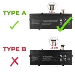 Bateria portátil HUAWEI MATEBOOK 14 HB4593R1ECW 9 PINOS