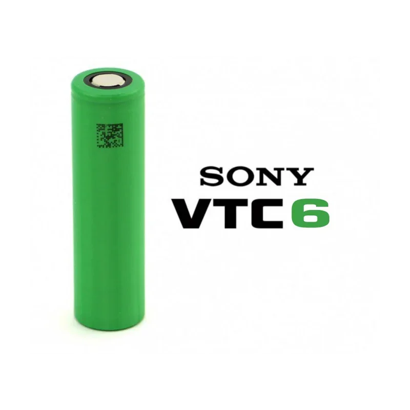 Célula de lítio 18650 Sony Murata VTC6 3000mAh 30A INR18650