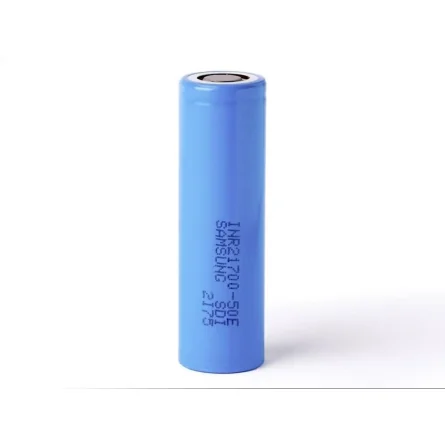 Célula de lítio Samsung 50E 21700 5000mAh INR21700