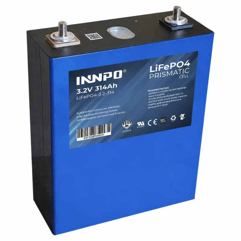 Célula Prismática LiFePO4 INNPO 3.2V 314Ah Grade A