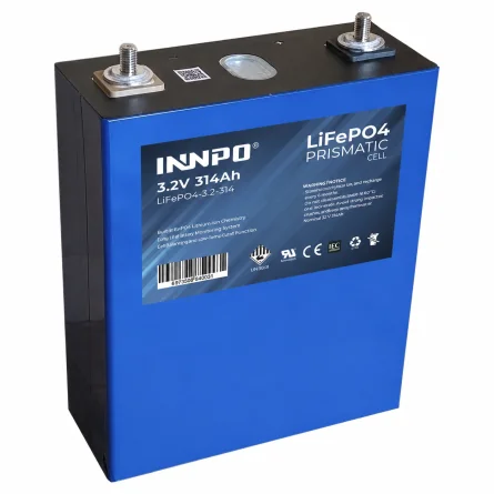 Célula Prismática LiFePO4 INNPO 3.2V 314Ah Grade A