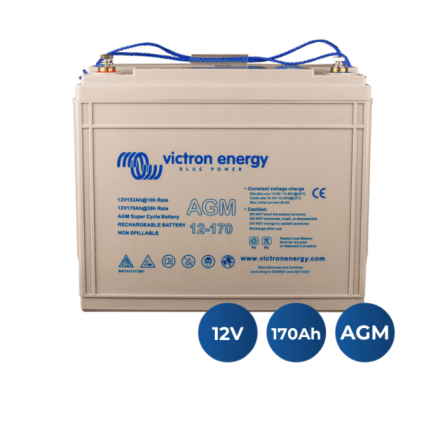Bateria Victron AGM Super Cycle 12V 170Ah M8