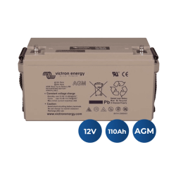 Victron Energy 12V/110Ah AGM Deep Cycle Batt. (M8)
