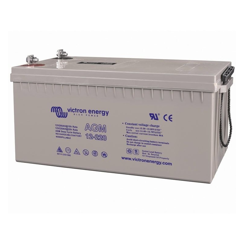 12V/220Ah Bateria AGM de ciclo profundo (M8) Victron Energy (BAT412201085)