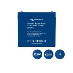 Bateria Lithium SuperPack 12,8V/60Ah (M6) Victron Energy (BAT512060705)