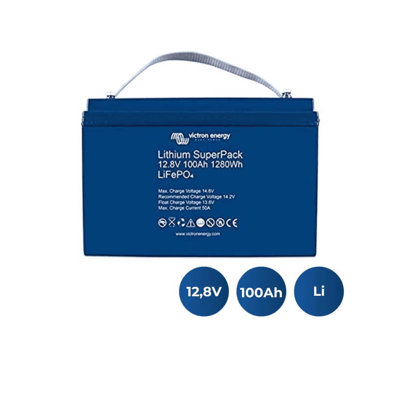 Bateria Lithium SuperPack 12,8V/100Ah-a (M8) Victron Energy (BAT512110712)