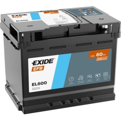 Bateria Exide Start Stop EFB EL600 60Ah