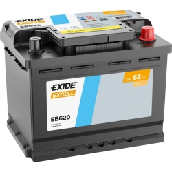 Bateria Exide Excell EB620 62Ah
