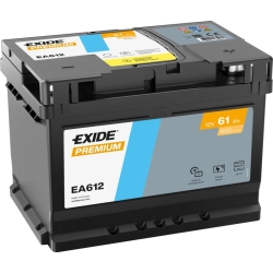 Bateria Exide Premium EA612 61Ah