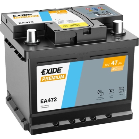 Bateria Exide Premium EA472 47Ah