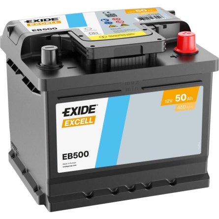 Bateria automóvel Exide Excell EB500 50Ah