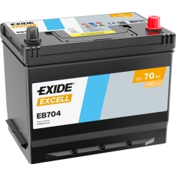 Bateria automóvel Exide Excell EB704 70Ah