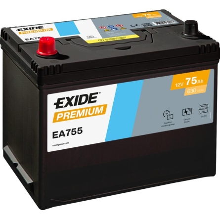 Bateria Exide Premium EA755 75Ah