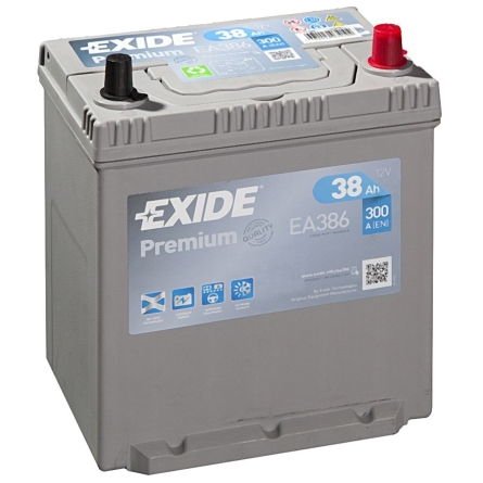 Bateria Exide Premium EA386 38Ah