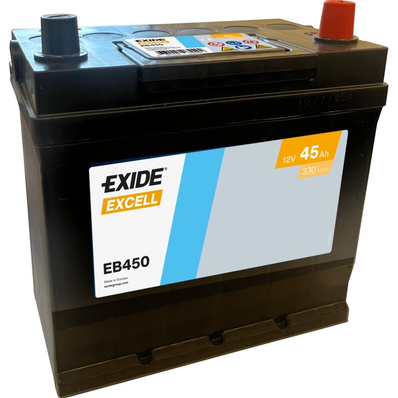 Bateria Exide Excell EB450 45Ah