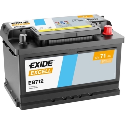 Bateria Exide Excell EB712 71Ah