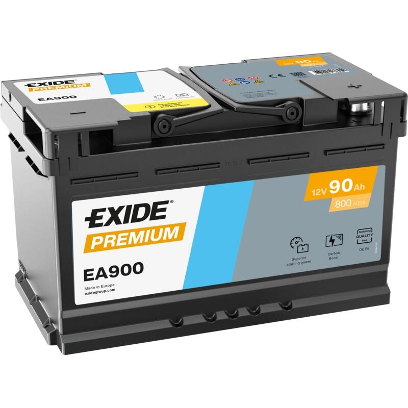 Bateria Exide Premium EA900 90Ah