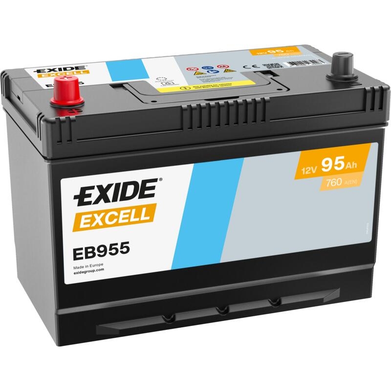 Bateria Exide Excell EB955 95Ah