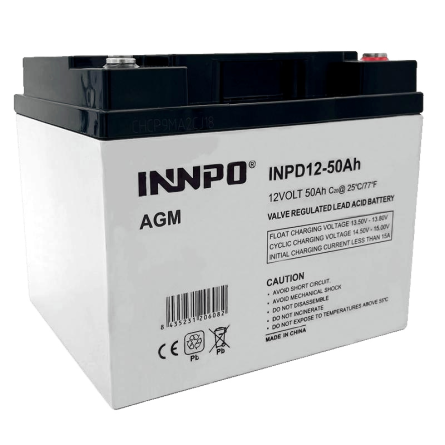 Bateria de Chumbo AGM 12V 50Ah