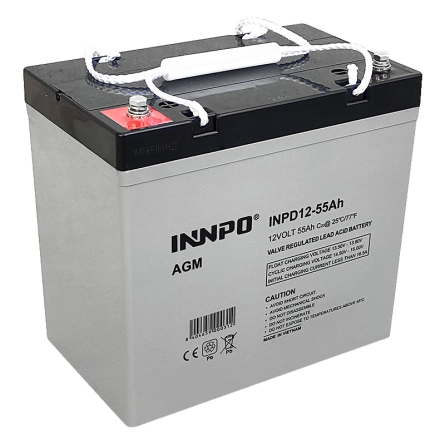 Bateria de Chumbo AGM 12V 55Ah