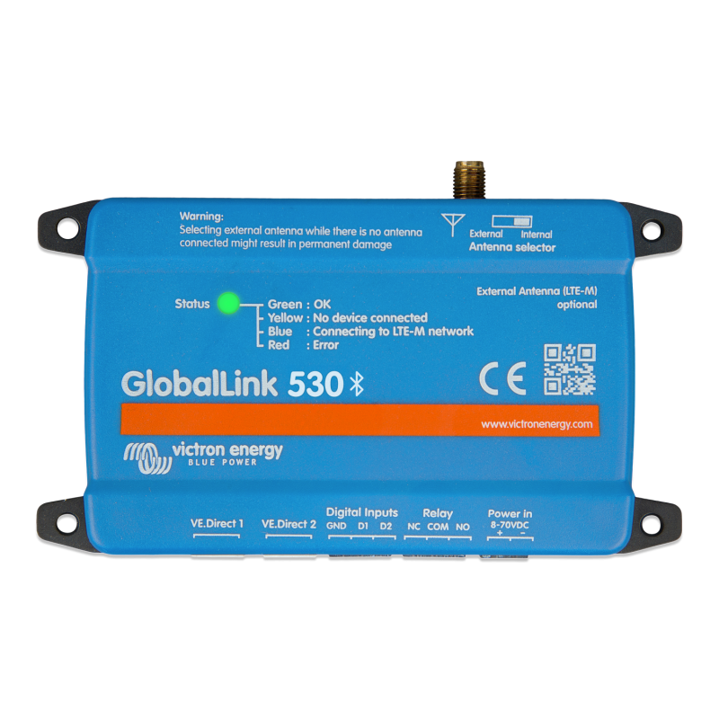 Victron GlobalLink 530 4G LTE ASS030543030: monitorização remota VRM