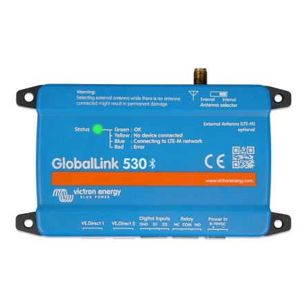 Victron GlobalLink 530 4G LTE ASS030543030: monitorização remota VRM