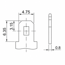 Bateria de Chumbo AGM 12V 1.2A