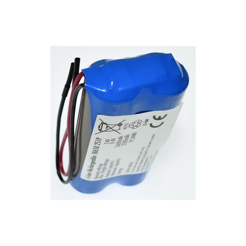 Pack de Baterias de Lítio 18650 7.4 V 2600mAh