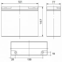 Bateria LiFePO4 12V 22Ah com bluetooth
