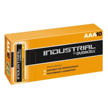 Pilhas Alcalinas AAA LR03 Duracell Industrial substituídas por Procell Constant Power (10 Unidades)