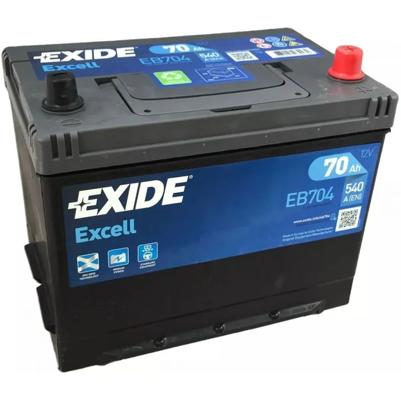Bateria Exide Excell EB704