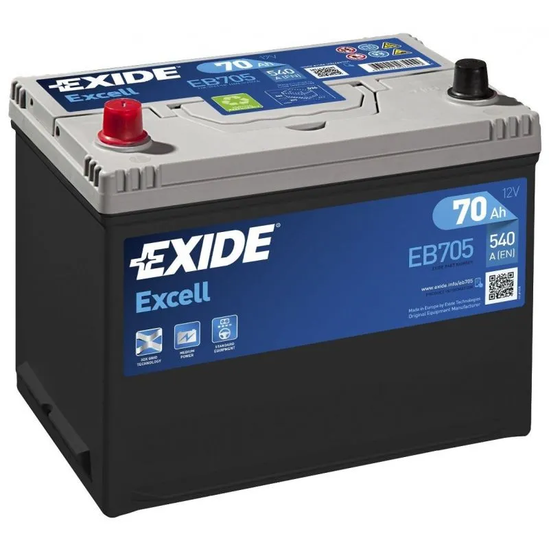 Bateria Exide Excell EB705