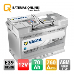 Bateria Varta E39 70Ah