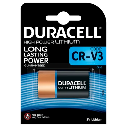 Pilhas de Lítio Duracell CR-V3 Ultra (1 Unidade)