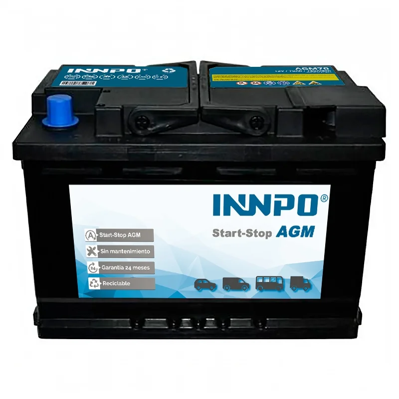 Bateria INNPO AGM 70Ah 760A