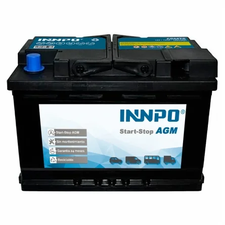 Bateria INNPO AGM 70Ah 760A