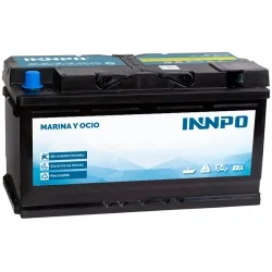 Bateria INNPO AGM 100Ah Marina e Lazer