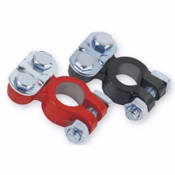 Borne baterias  rojo y negro cable sin terminal