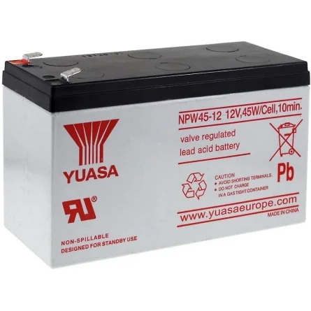 Bateria de Chumbo-Ácido AGM 12V 8.5Ah YUASA NPW45-12