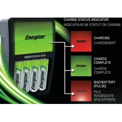 copy of Cargador pilas recargables Energizer mini con 2 Pilas AA 2000mah
