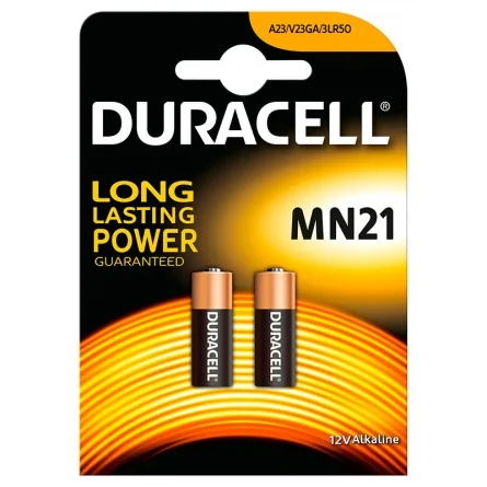 Pilhas Alcalinas Duracell MN21 Long Lasting Power (2 Unidades)