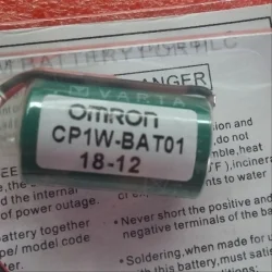 Bateria Lítio CP1W-BAT01 (Pilha + Conector) PLC 3V 850mAh (1 Unidade)