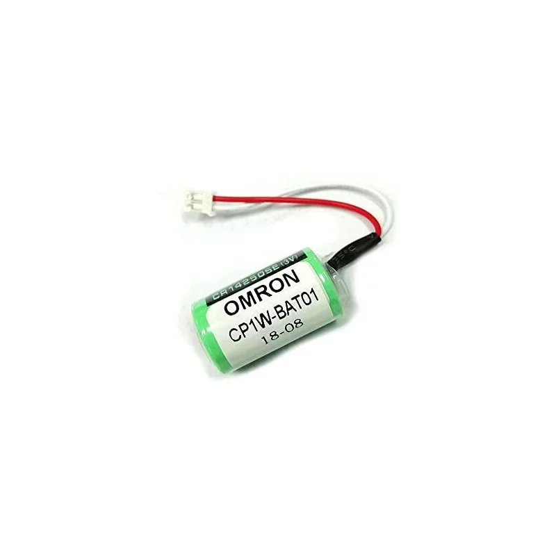 CP1W-BAT01 Bateria de Lítio (Pilha + Conector) para Controlador Lógico Programável (PLC) 3V - 850mAh Omron Série CP1