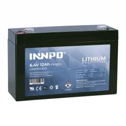Bateria de Lítio LiFePO4 6.4V 12Ah
