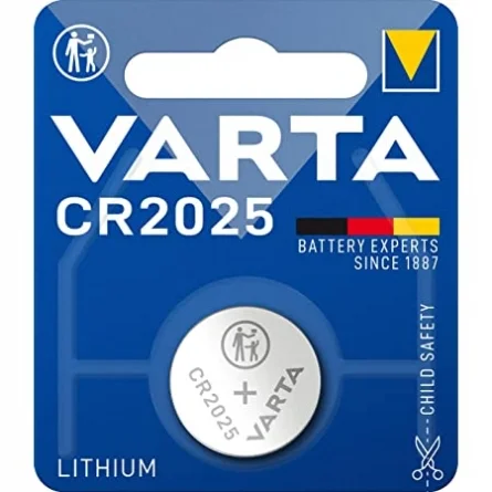 Pilhas Botão Lítio Varta CR2025 (1 Unidade)