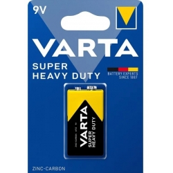 VARTA Super Heavy Duty 9V Baterias Blister 1