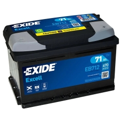 Bateria Exide Excell EB712